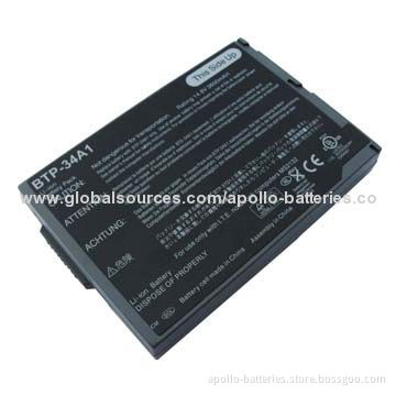 100% Compatible 8 Cells 14.8V 4,400mAh Laptop Battery for Acer TravelMate 520 21 524Series